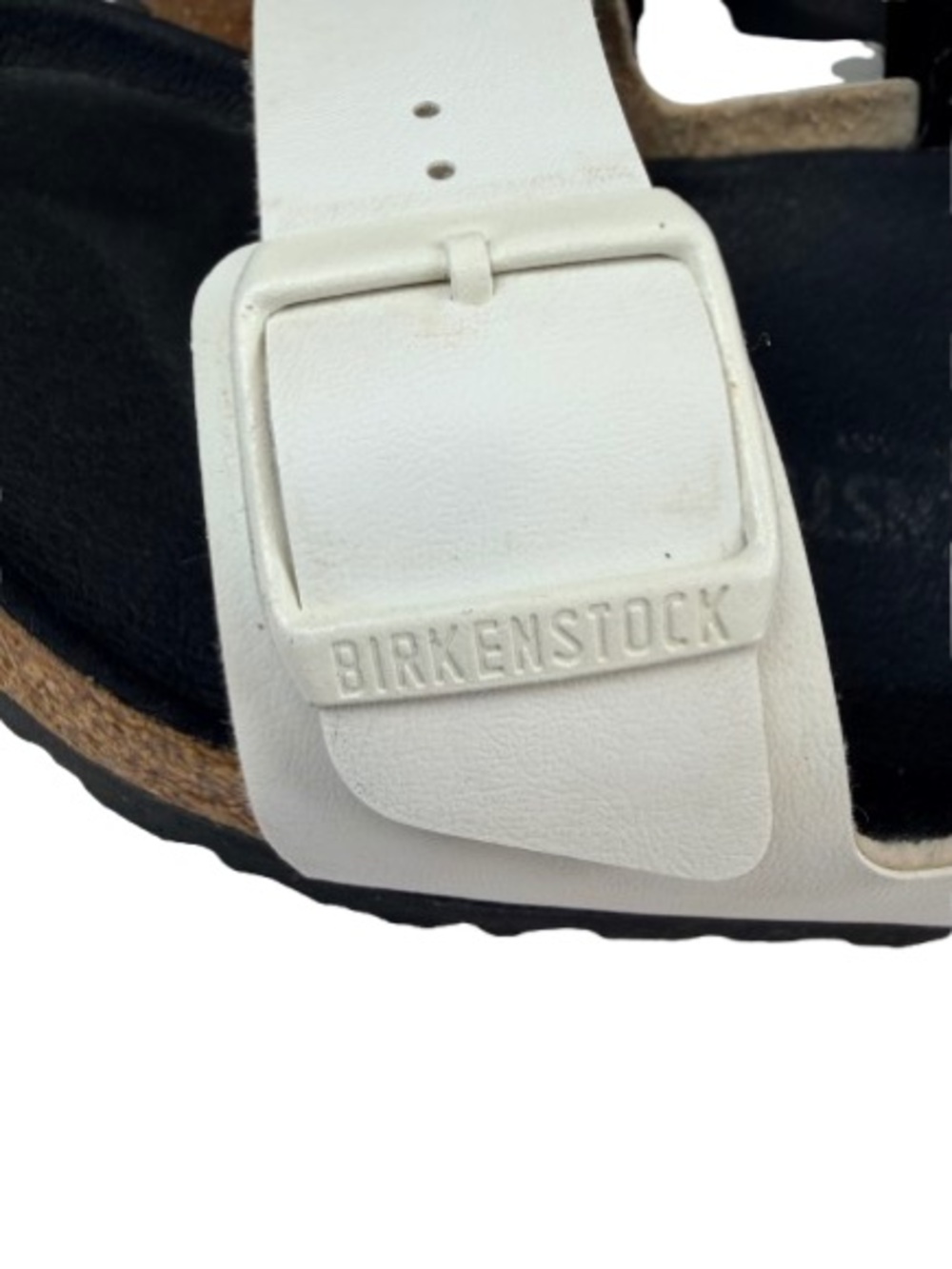 Birkenstock Arizona Split Black White Birko-Flor Sandals EU 42 Unisex Normcore - Picture 4 of 14